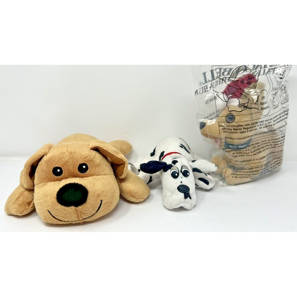 Melissa Doug Taco Bell Dog Plush Lot 3 Small Multicolor Puppies Dalmatian 1990s